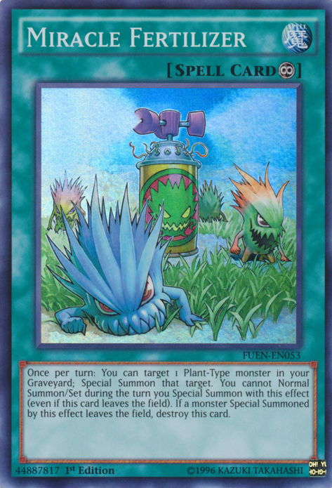 Miracle Fertilizer [FUEN-EN053] Super Rare | Jomio and Rueliete's Cards and Comics