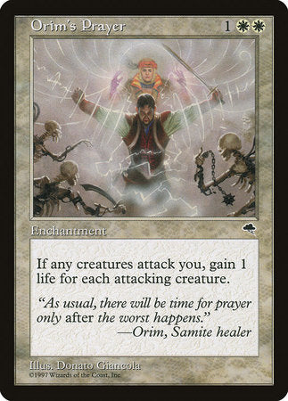 Orim's Prayer [Tempest] | Jomio and Rueliete's Cards and Comics