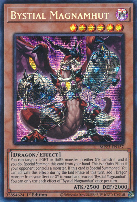 Bystial Magnamhut [MP23-EN157] Prismatic Secret Rare | Jomio and Rueliete's Cards and Comics