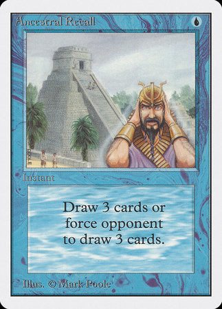 Ancestral Recall [Unlimited Edition] | Jomio and Rueliete's Cards and Comics