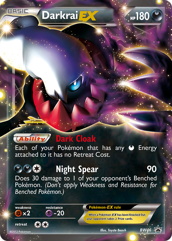 Darkrai EX (BW46) [Black & White: Black Star Promos] | Jomio and Rueliete's Cards and Comics