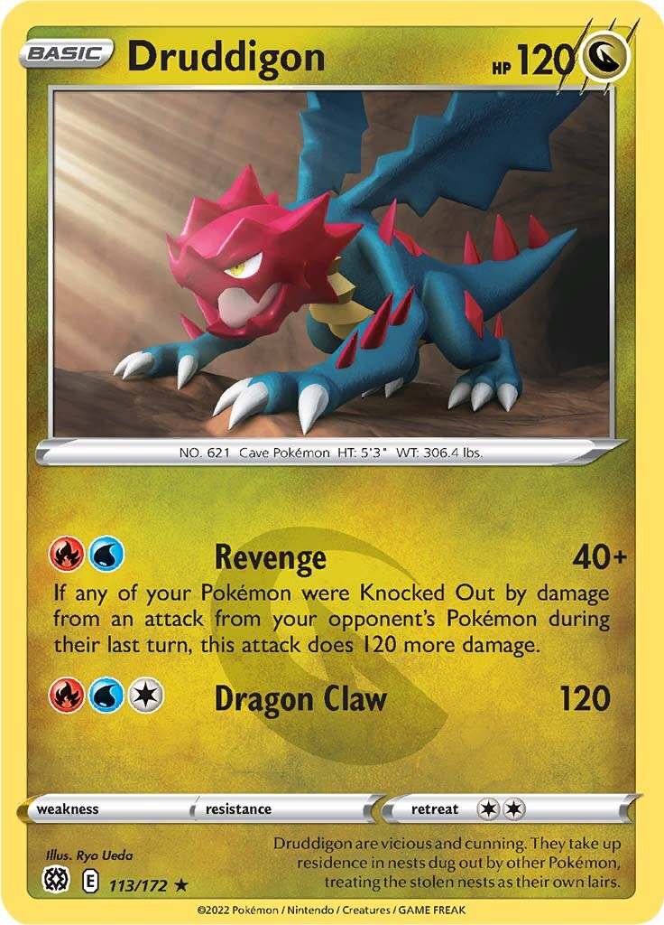 Druddigon (113/172) [Sword & Shield: Brilliant Stars] | Jomio and Rueliete's Cards and Comics