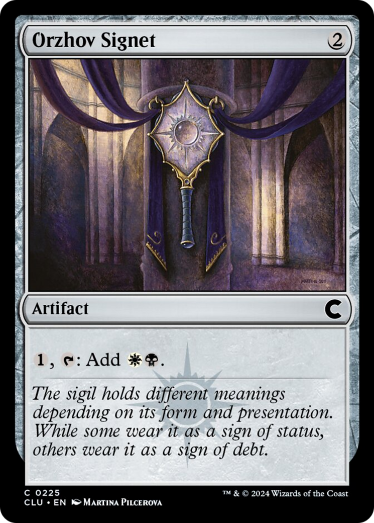 Orzhov Signet [Ravnica: Clue Edition] | Jomio and Rueliete's Cards and Comics