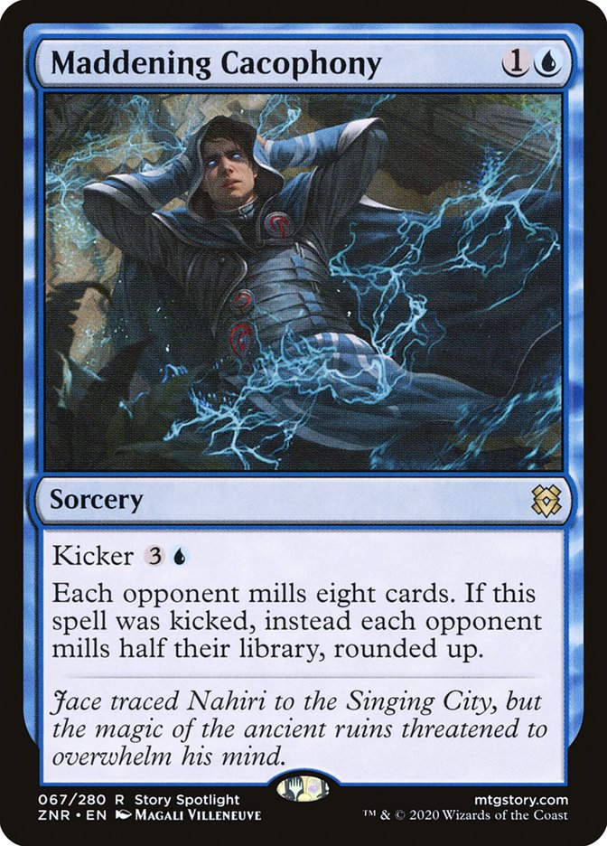 Maddening Cacophony [Zendikar Rising] | Jomio and Rueliete's Cards and Comics