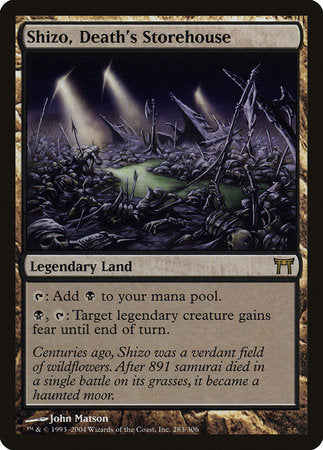 Shizo, Death's Storehouse [Champions of Kamigawa] | Jomio and Rueliete's Cards and Comics