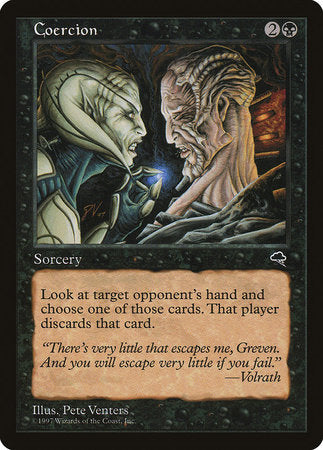 Coercion [Tempest] | Jomio and Rueliete's Cards and Comics