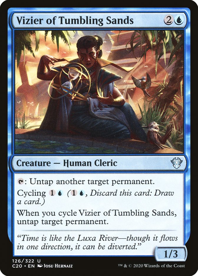 Vizier of Tumbling Sands [Commander 2020] | Jomio and Rueliete's Cards and Comics