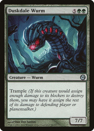 Duskdale Wurm [Duels of the Planeswalkers] | Jomio and Rueliete's Cards and Comics