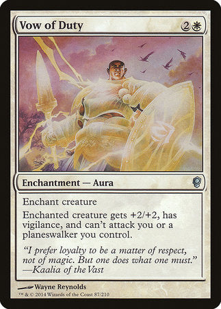 Vow of Duty [Conspiracy] | Jomio and Rueliete's Cards and Comics