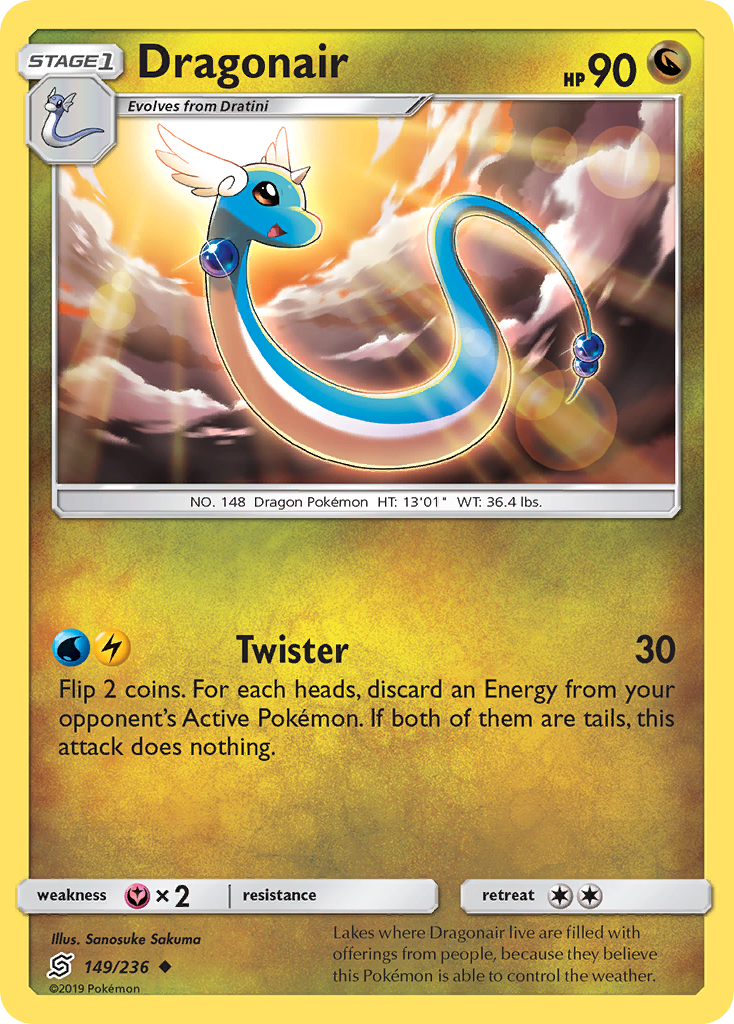 Dragonair (149/236) [Sun & Moon: Unified Minds] | Jomio and Rueliete's Cards and Comics