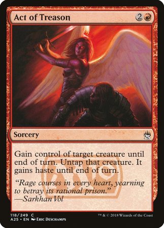 Act of Treason [Masters 25] | Jomio and Rueliete's Cards and Comics