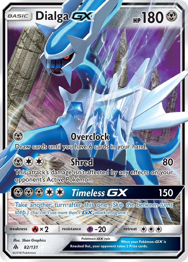 Dialga GX (82/131) [Sun & Moon: Forbidden Light] | Jomio and Rueliete's Cards and Comics