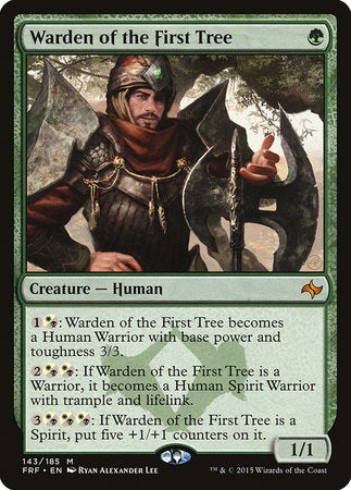 Warden of the First Tree [Fate Reforged] | Jomio and Rueliete's Cards and Comics