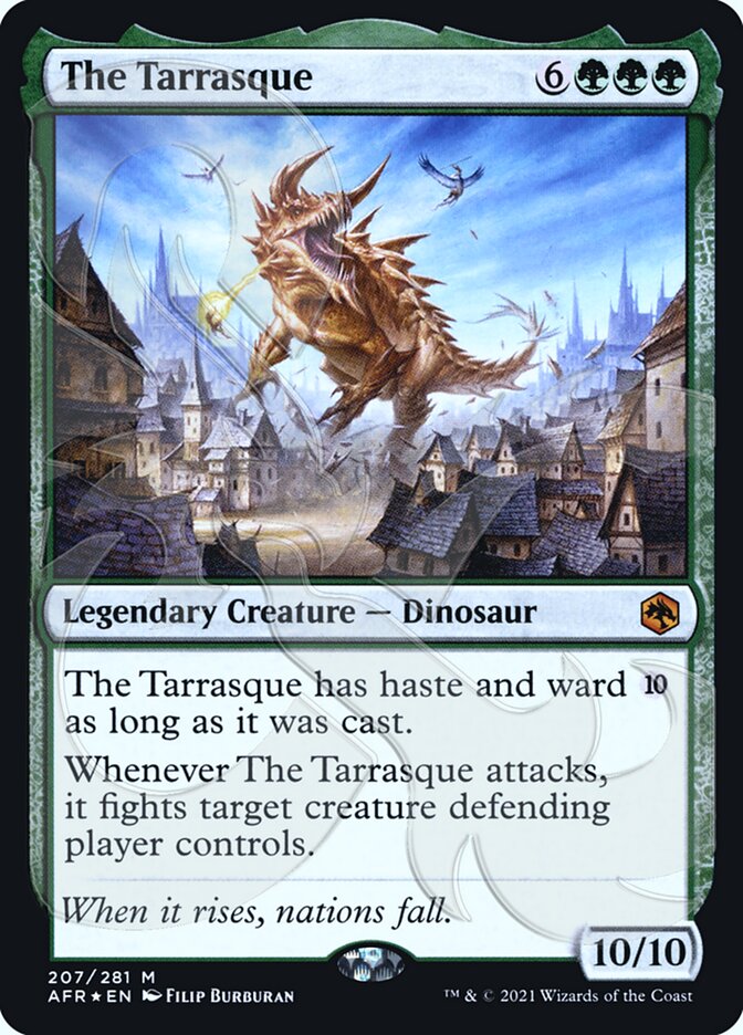 The Tarrasque (Ampersand Promo) [Dungeons & Dragons: Adventures in the Forgotten Realms Promos] | Jomio and Rueliete's Cards and Comics