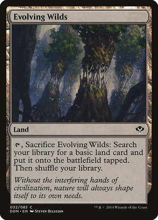 Evolving Wilds [Duel Decks: Speed vs. Cunning] | Jomio and Rueliete's Cards and Comics