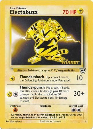 Electabuzz (1) (Jumbo Card) [Best of Promos] | Jomio and Rueliete's Cards and Comics