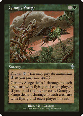 Canopy Surge [Invasion] | Jomio and Rueliete's Cards and Comics
