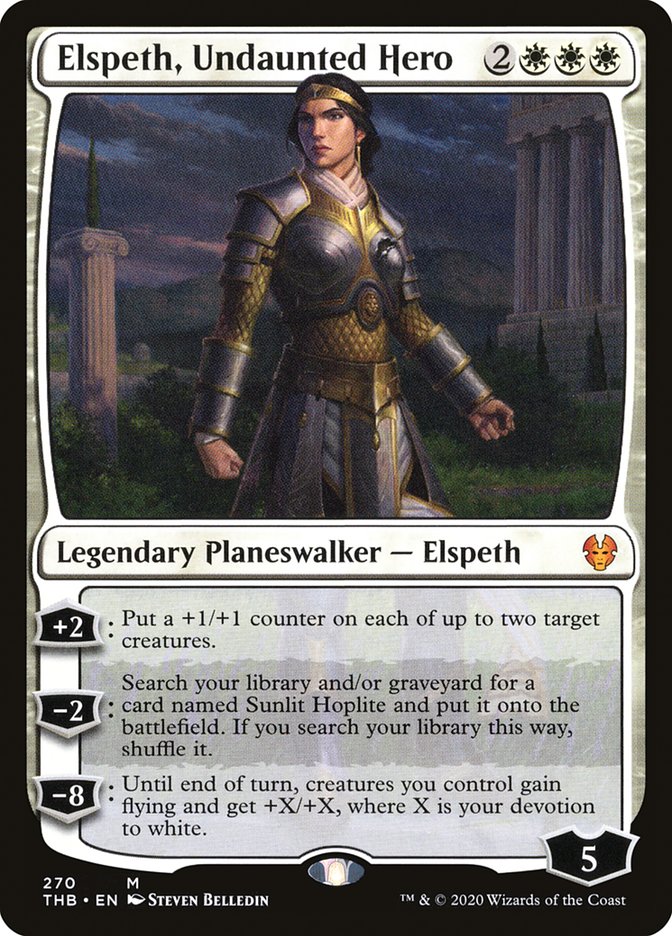 Elspeth, Undaunted Hero [Theros Beyond Death] | Jomio and Rueliete's Cards and Comics