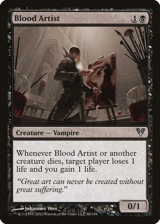 Blood Artist [Avacyn Restored] | Jomio and Rueliete's Cards and Comics