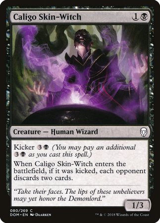 Caligo Skin-Witch [Dominaria] | Jomio and Rueliete's Cards and Comics
