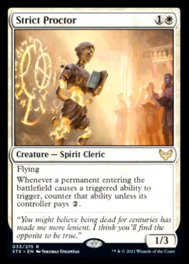 Strict Proctor [Strixhaven: School of Mages] | Jomio and Rueliete's Cards and Comics