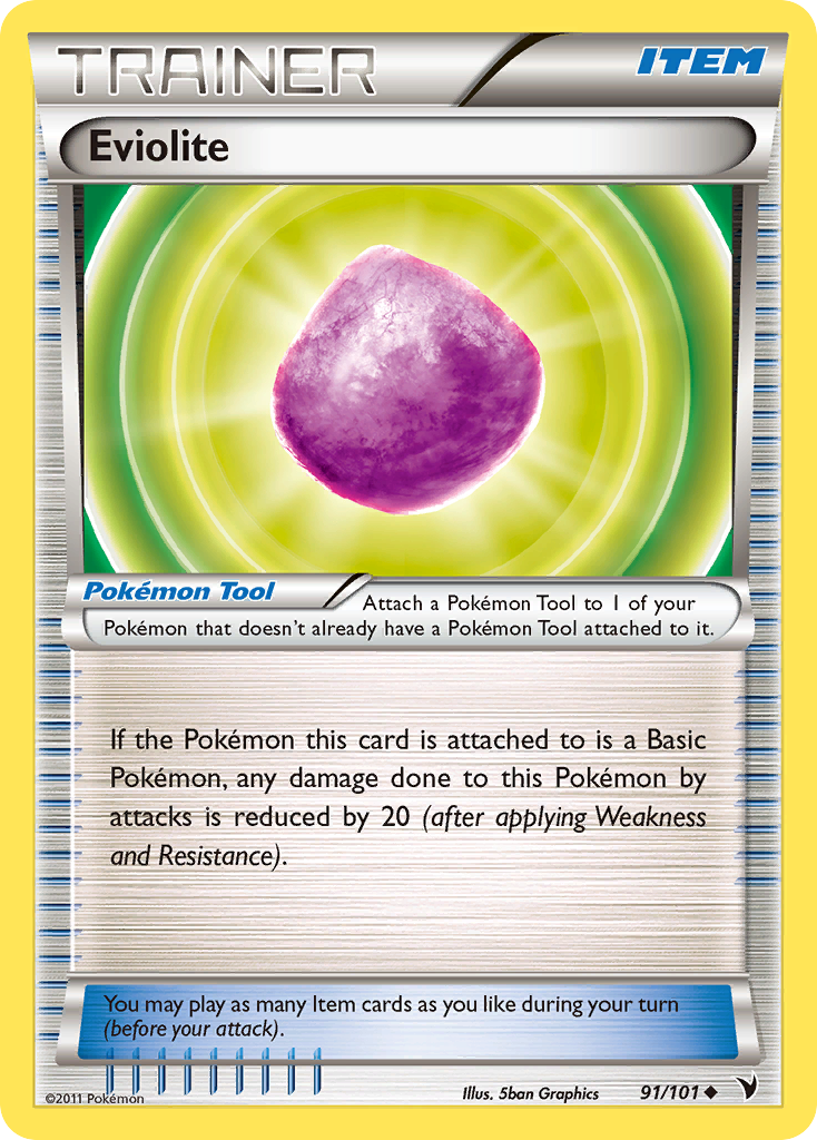Eviolite (91/101) [Black & White: Noble Victories] | Jomio and Rueliete's Cards and Comics