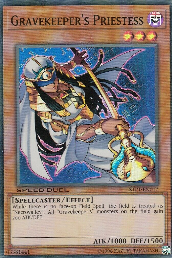 Gravekeeper's Priestess [STP1-EN017] Super Rare | Jomio and Rueliete's Cards and Comics