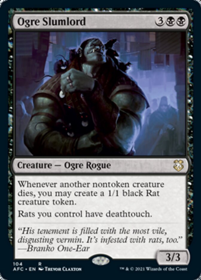 Ogre Slumlord [Dungeons & Dragons: Adventures in the Forgotten Realms Commander] | Jomio and Rueliete's Cards and Comics