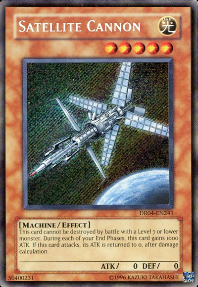 Satellite Cannon [DR04-EN241] Secret Rare | Jomio and Rueliete's Cards and Comics