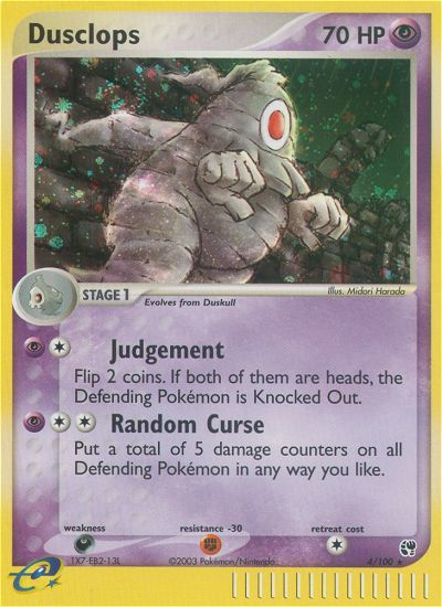 Dusclops (4/100) [EX: Sandstorm] | Jomio and Rueliete's Cards and Comics