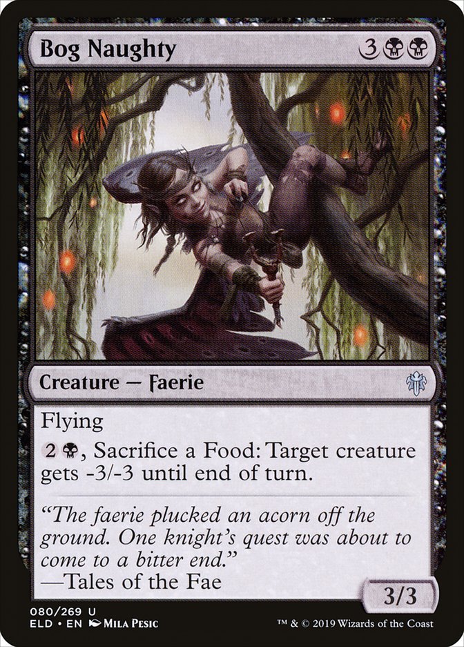 Bog Naughty [Throne of Eldraine] | Jomio and Rueliete's Cards and Comics