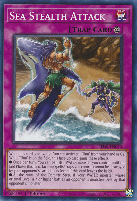 Sea Stealth Attack [LED9-EN030] Common | Jomio and Rueliete's Cards and Comics