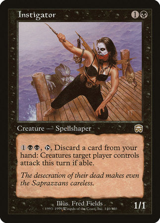 Instigator [Mercadian Masques] | Jomio and Rueliete's Cards and Comics