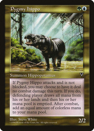 Pygmy Hippo [Visions] | Jomio and Rueliete's Cards and Comics