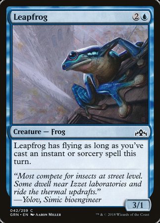 Leapfrog [Guilds of Ravnica] | Jomio and Rueliete's Cards and Comics