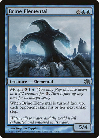 Brine Elemental [Duel Decks: Jace vs. Chandra] | Jomio and Rueliete's Cards and Comics