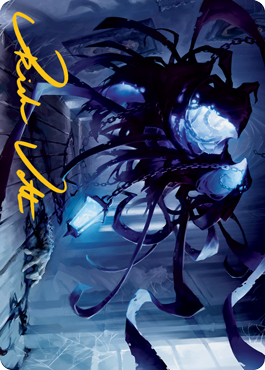 Spectral Adversary Art Card (Gold-Stamped Signature) [Innistrad: Midnight Hunt Art Series] | Jomio and Rueliete's Cards and Comics