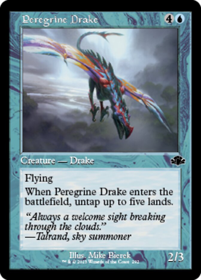 Peregrine Drake (Retro) [Dominaria Remastered] | Jomio and Rueliete's Cards and Comics
