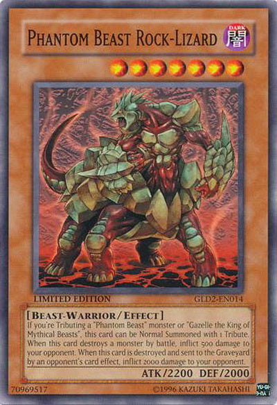 Phantom Beast Rock-Lizard [GLD2-EN014] Common | Jomio and Rueliete's Cards and Comics