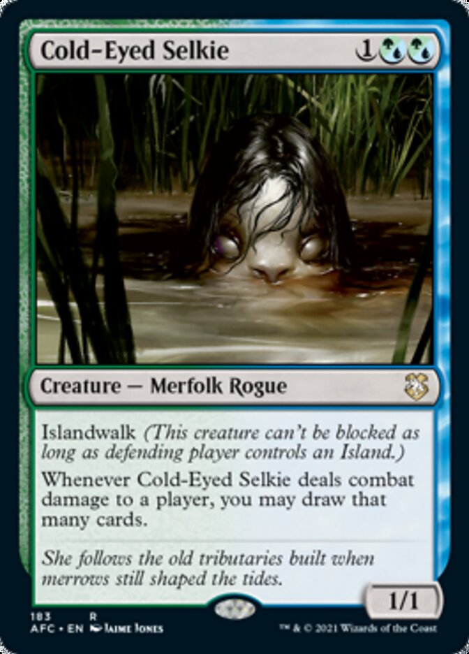Cold-Eyed Selkie [Dungeons & Dragons: Adventures in the Forgotten Realms Commander] | Jomio and Rueliete's Cards and Comics