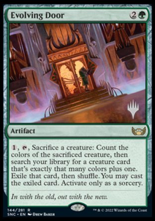 Evolving Door (Promo Pack) [Streets of New Capenna Promos] | Jomio and Rueliete's Cards and Comics