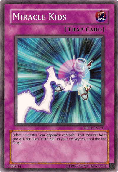 Miracle Kids [DR04-EN170] Common | Jomio and Rueliete's Cards and Comics