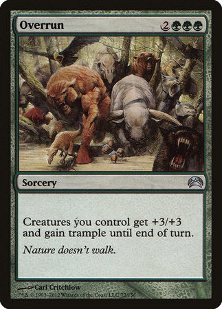 Overrun [Planechase 2012] | Jomio and Rueliete's Cards and Comics