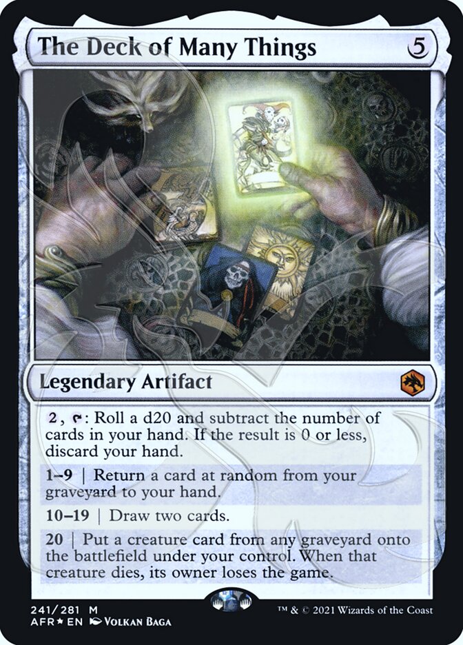 The Deck of Many Things (Ampersand Promo) [Dungeons & Dragons: Adventures in the Forgotten Realms Promos] | Jomio and Rueliete's Cards and Comics
