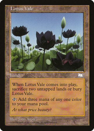 Lotus Vale [Weatherlight] | Jomio and Rueliete's Cards and Comics