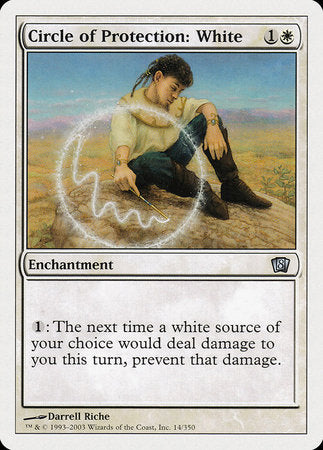 Circle of Protection: White [Eighth Edition] | Jomio and Rueliete's Cards and Comics