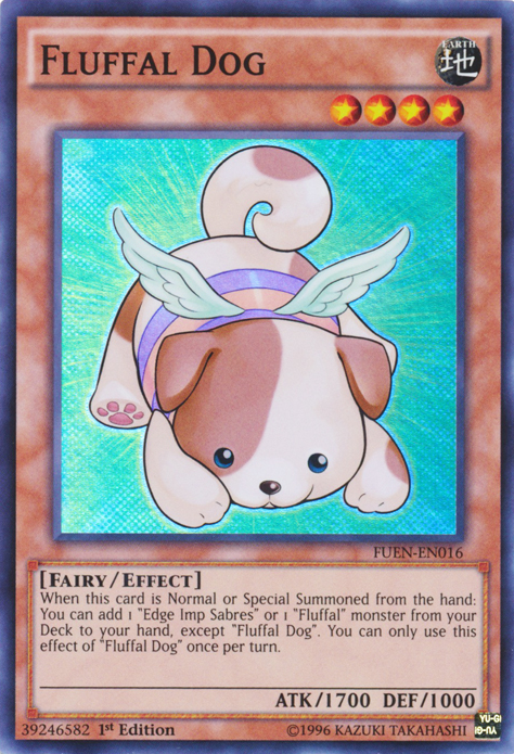 Fluffal Dog [FUEN-EN016] Super Rare | Jomio and Rueliete's Cards and Comics