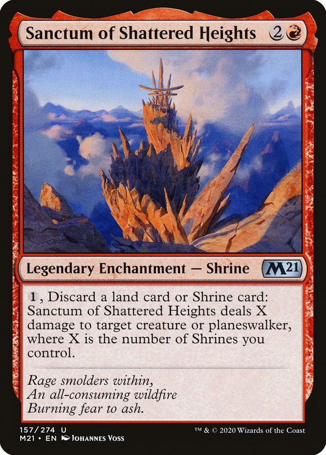Sanctum of Shattered Heights [Core Set 2021] | Jomio and Rueliete's Cards and Comics