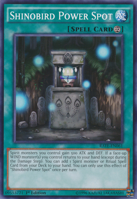 Shinobird Power Spot [RATE-EN061] Common | Jomio and Rueliete's Cards and Comics
