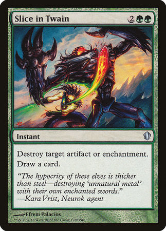 Slice in Twain [Commander 2013] | Jomio and Rueliete's Cards and Comics